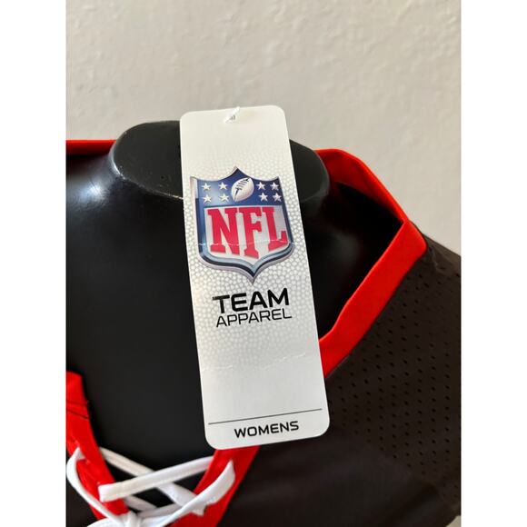 Cleveland Browns Women's Athena Lace-Up Top - Brown Size Small New - Picture 3 of 4